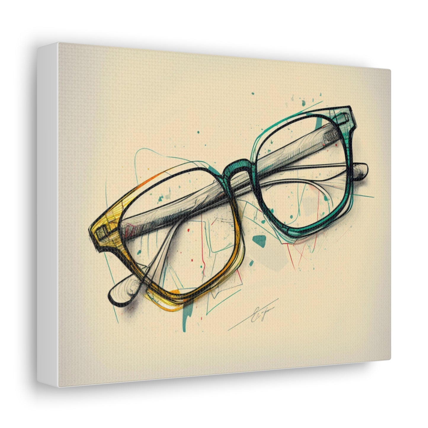 Optical Decor, Abstract Optical Art, Optician, Optician Gift, Optician Decor, Optometrist Decor, Optical Canvas, Optical Wall Art