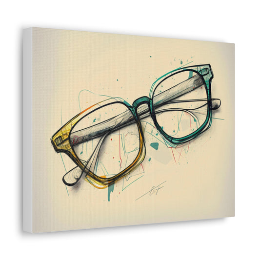 Optical Decor, Abstract Optical Art, Optician, Optician Gift, Optician Decor, Optometrist Decor, Optical Canvas, Optical Wall Art