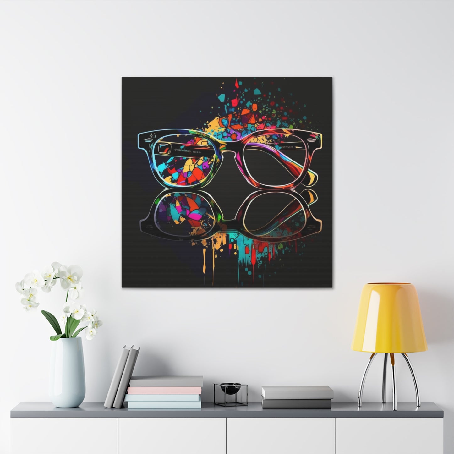 Optical Decor, Abstract Optical Art, Optician, Optician Gift, Optician Decor, Optometrist Decor, Optical Canvas, Optical Wall Art, Eyeglass