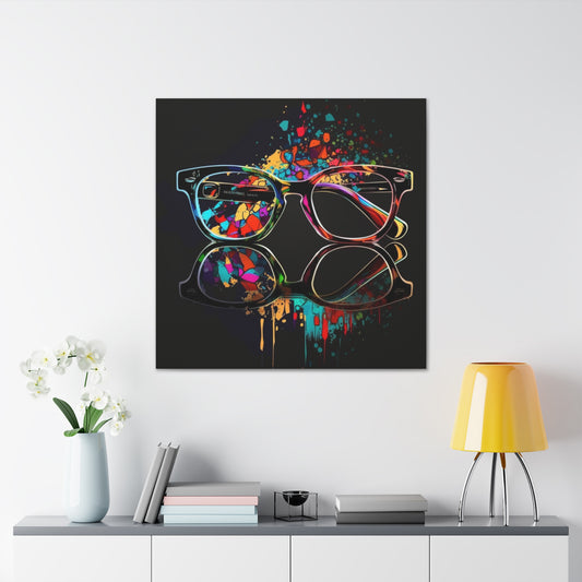 Optical Decor, Abstract Optical Art, Optician, Optician Gift, Optician Decor, Optometrist Decor, Optical Canvas, Optical Wall Art, Eyeglass