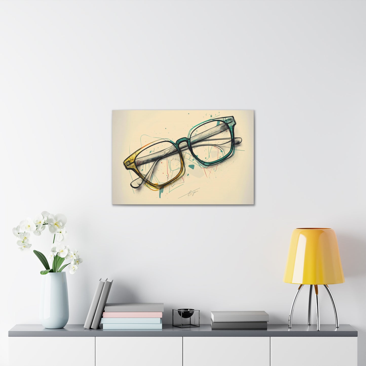 Optical Decor, Abstract Optical Art, Optician, Optician Gift, Optician Decor, Optometrist Decor, Optical Canvas, Optical Wall Art