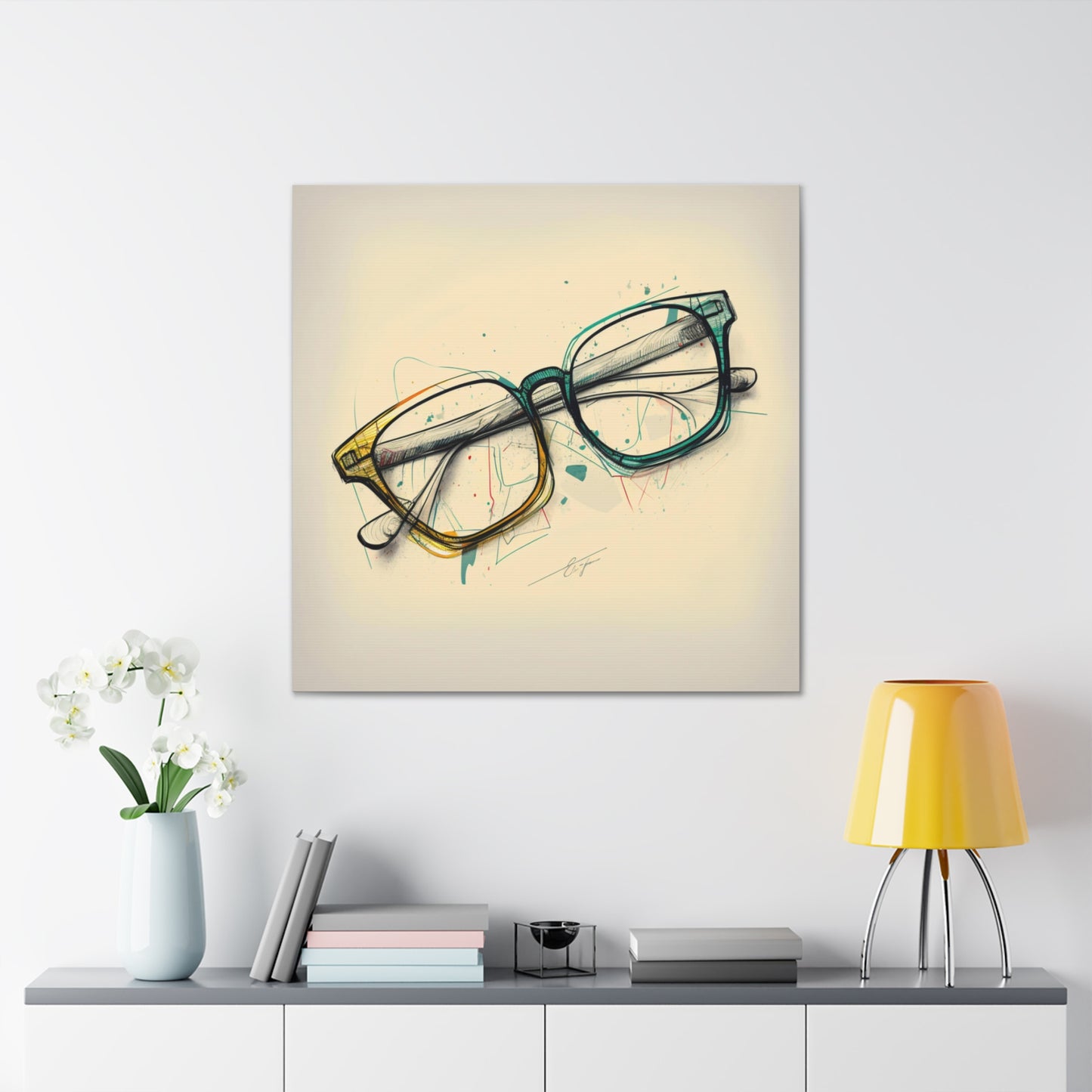Optical Decor, Abstract Optical Art, Optician, Optician Gift, Optician Decor, Optometrist Decor, Optical Canvas, Optical Wall Art
