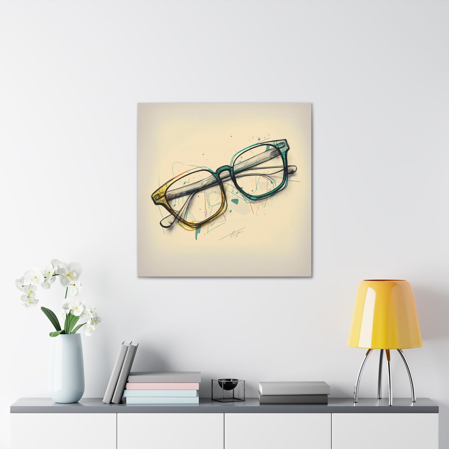 Optical Decor, Abstract Optical Art, Optician, Optician Gift, Optician Decor, Optometrist Decor, Optical Canvas, Optical Wall Art