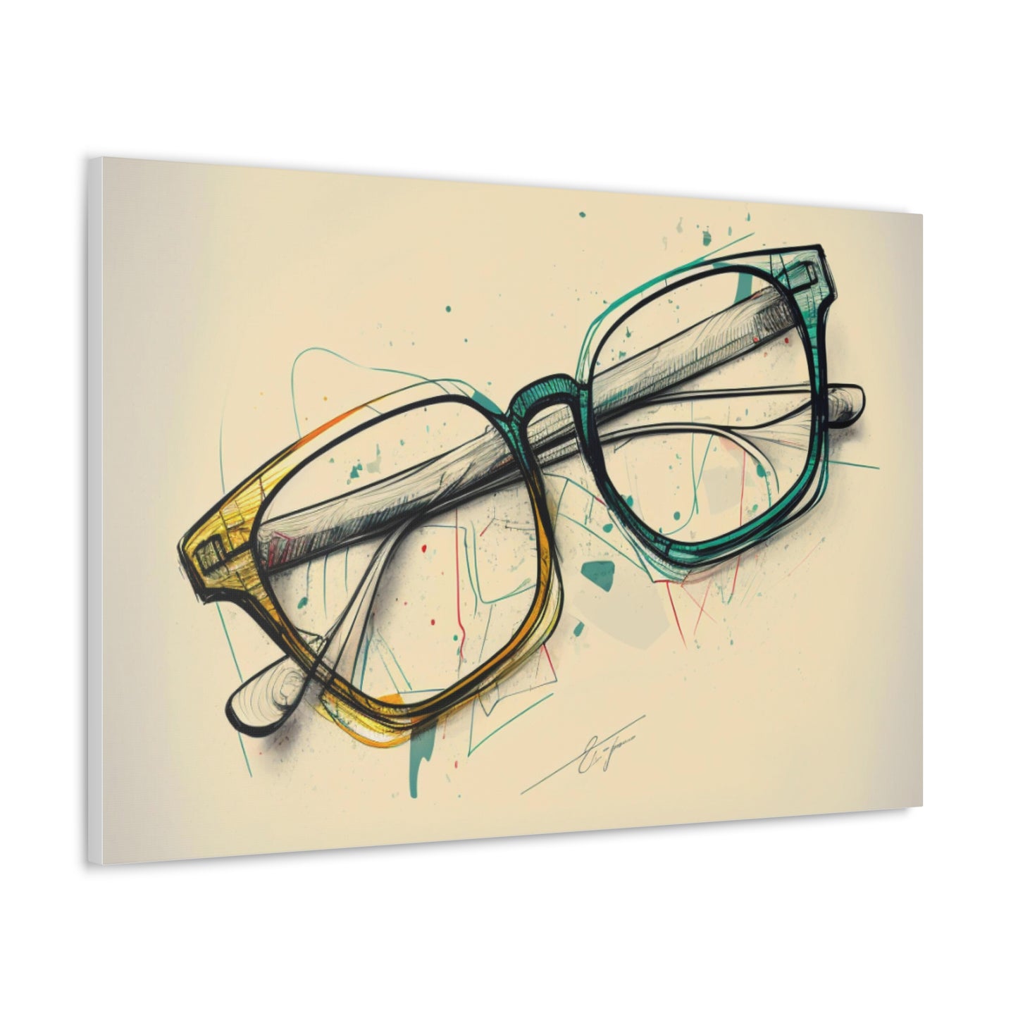 Optical Decor, Abstract Optical Art, Optician, Optician Gift, Optician Decor, Optometrist Decor, Optical Canvas, Optical Wall Art