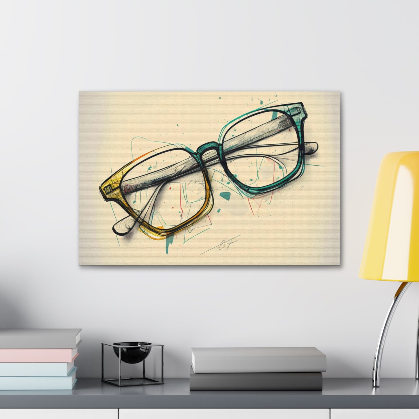 Optical Decor, Abstract Optical Art, Optician, Optician Gift, Optician Decor, Optometrist Decor, Optical Canvas, Optical Wall Art