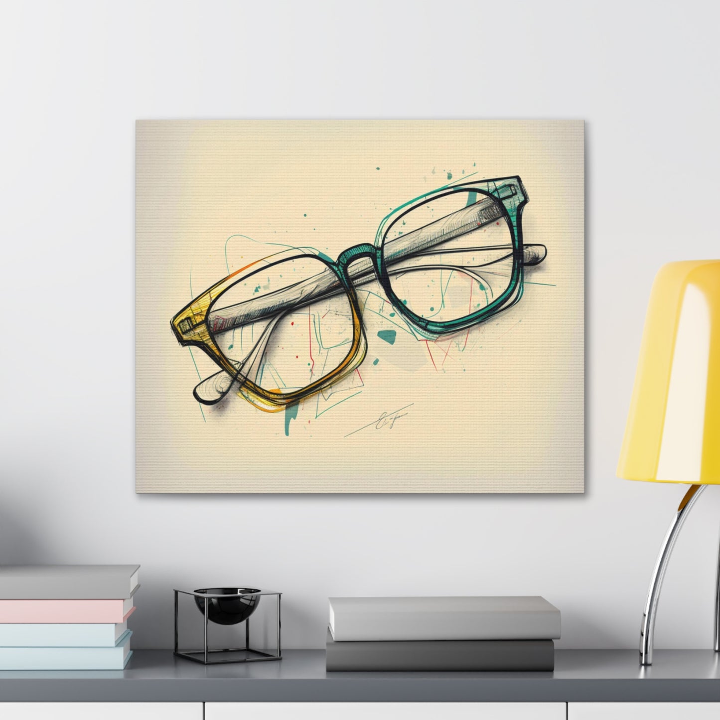Optical Decor, Abstract Optical Art, Optician, Optician Gift, Optician Decor, Optometrist Decor, Optical Canvas, Optical Wall Art