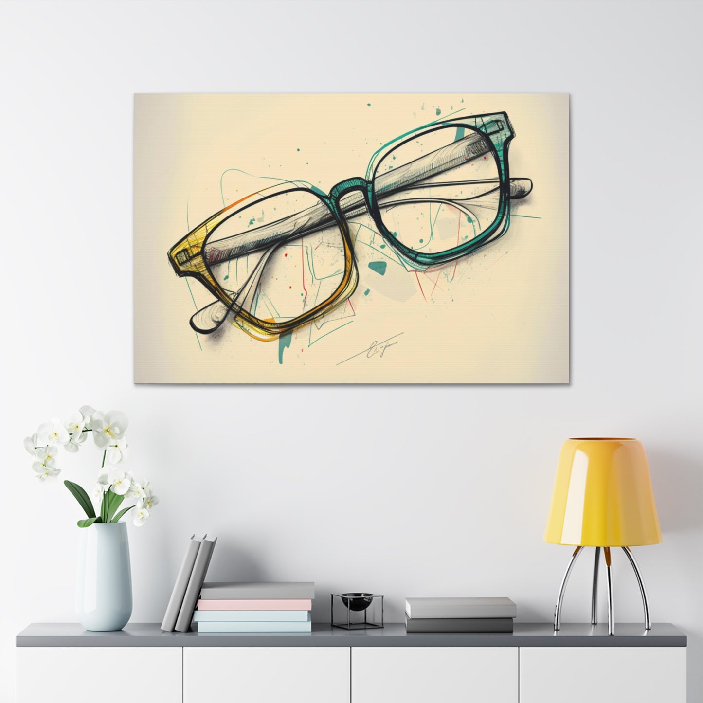 Optical Decor, Abstract Optical Art, Optician, Optician Gift, Optician Decor, Optometrist Decor, Optical Canvas, Optical Wall Art