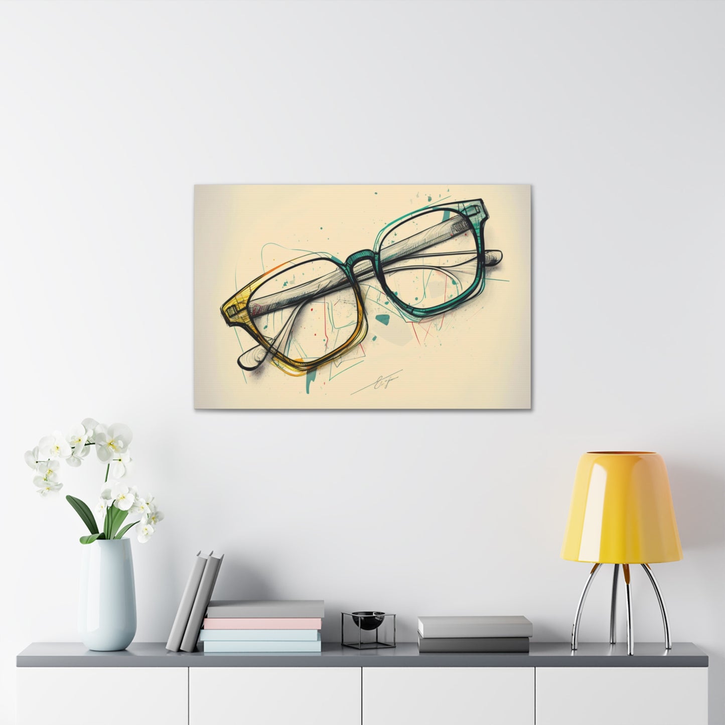 Optical Decor, Abstract Optical Art, Optician, Optician Gift, Optician Decor, Optometrist Decor, Optical Canvas, Optical Wall Art