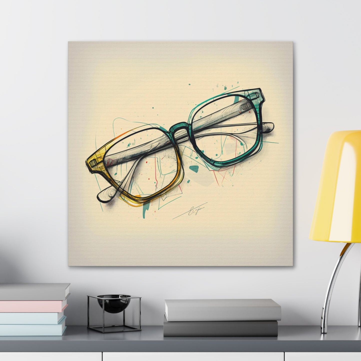 Optical Decor, Abstract Optical Art, Optician, Optician Gift, Optician Decor, Optometrist Decor, Optical Canvas, Optical Wall Art