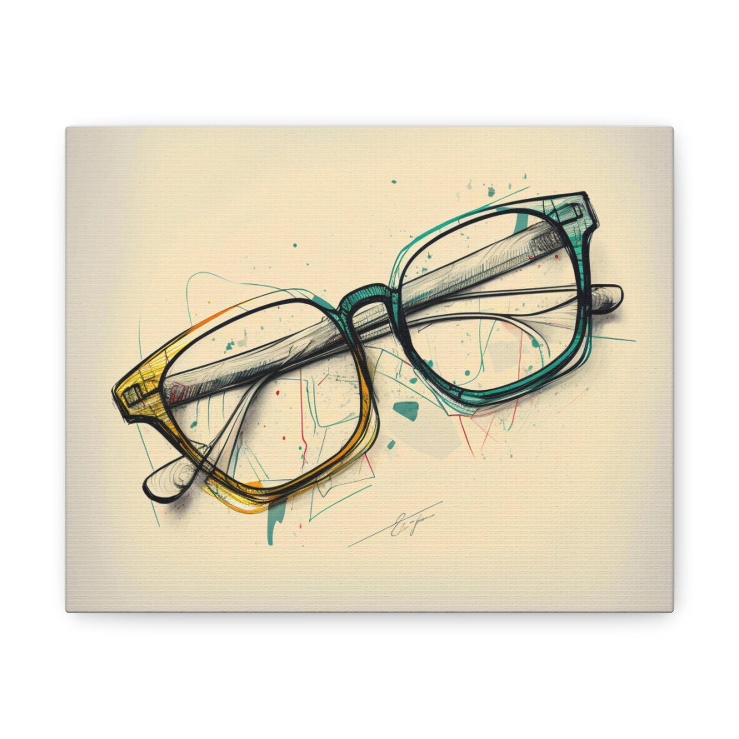 Optical Decor, Abstract Optical Art, Optician, Optician Gift, Optician Decor, Optometrist Decor, Optical Canvas, Optical Wall Art
